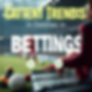 Trendy infographic depicting betting trends