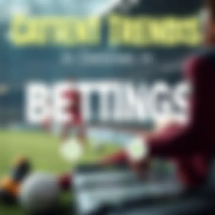 Trendy infographic depicting betting trends