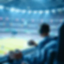 Dynamic sports betting in action, showcasing live match updates and user engagement.