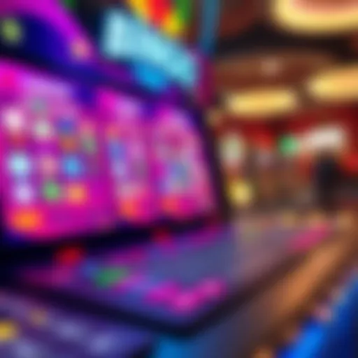 A vibrant online bingo game interface showcasing colorful cards and interactive elements