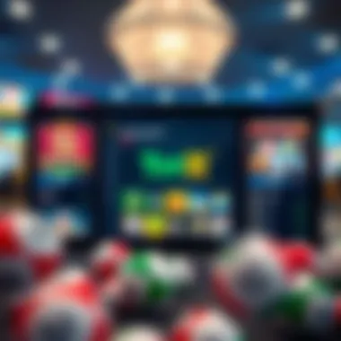 Exploring Online Lottery Games A sleek interface showcasing various lottery games available online.